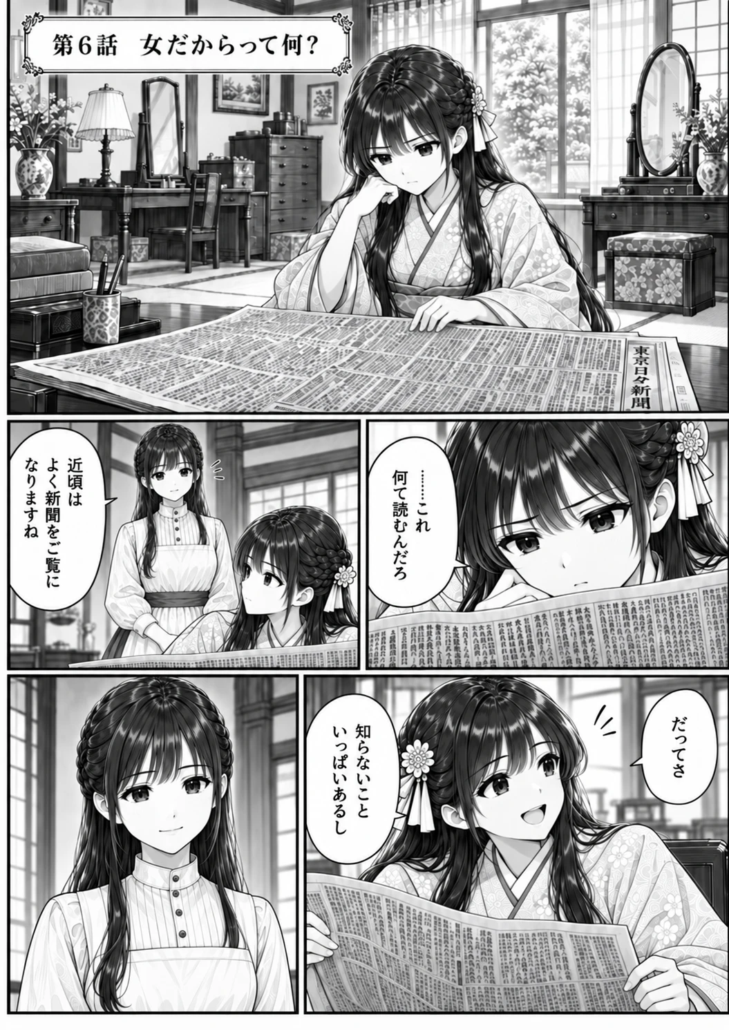 第6話「女だからって何？」 1ページ